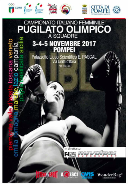 Women Boxing League 2017 a Pompei dal 3 al 5 Novembre – La Locandina Ufficiale #WBL