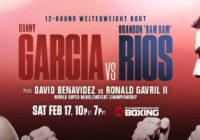 Domani a Las Vegas Danny Garcia vs Brandon Rios e David Benavidez vs Ronald Gavril