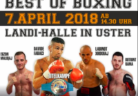 Il 7 aprile a Berna Faraci vs Feuzeu per il Titolo WBC Mediterraneo dei Mediomassimi – INFO TICKET #PRoBoxing