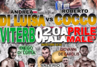Il 20 Aprile Grande Boxe al PalaMalè di Viterbo – Main Event DiLuisa vs Cocco per il Tricolore dei Supermedi