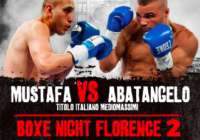 Il 22 giungo a Firenze Mustafa vs Abatangelo per il Titolo Italiano Mediomassimi #ProBoxing