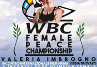 Valeria Imbrogno combatte al teatro Principe per il titolo mondiale per la pace WBC