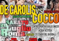 Il 28 Luglio Stadio del Baseball di Roma DeCarolis vs Cocco per il Titolo Italiano Supermedi