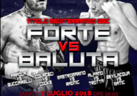 Il 7 Luglio a Roma Forte vs Baluta per il Titolo WBC Mediterraneo Piuma #ProBoxing