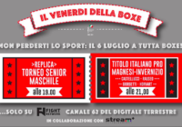 Programmazione Pugilistica Fight Network Italia 6 Luglio: FINALI TORNEO SENIOR 2018 – Titolo Italiano Superpiuma Magnesi vs Invernizio
