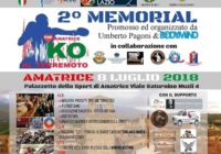 Amatrice il 2^ Memorial “KO AL TERREMOTO”: risultati 8 luglio 2018