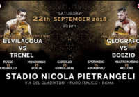 Il 22 settembre al foro Italico Grandissima serata di boxe con in palio due Titoli: Mediterraneo WBC SuperWelter e Italiano Medi INFOTICKET