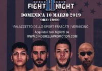 Un nuovo evento targato Cinderella Promotion domani a Frascati (RM) – 4 Match Pro
