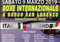 Il 9 Marzo a Borgo San Lorenzo il Dual Match Youth Italia vs irlanda #Itaboxing