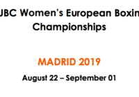 A Madrid dal 22 Agosto al 1 Settembre gli Europei elite Femminili 2019 #Itaboxing