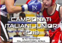Campionati Italiani Junior 2019 Roma 8-10 Novembre: 111 i Boxer in gara – INFO PROGRAMMA & LIVESTREAMING #Junior19