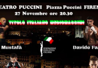 Il 27 Novembre a Firenze Faraci vs Mustafa per la Cintura Italiana Mediomassimi #ProBoxe