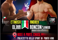 Il 21 agosto a Porto Viro Etinosa vs Roncon per il titolo Italiano Medi – Locandina Ufficiale