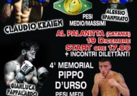 Il 19 dicembre grande serata di Boxe Pro al PalaNitta di Catania