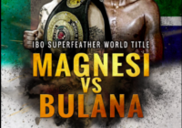 Il Sudafricano Bulana sarà lo sfidante del Campione Mondiale IBO Superpiuma Michael Magnesi