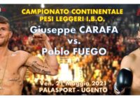 La grande boxe in Puglia con la sfida tra Giuseppe Carafa e Pablo Fuego