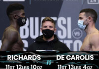 Europeo Supermedi De Carolis vs Richards: Oggi il Peso – Domani la Sfida Diretta DAZN