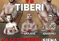 Il 18 settembre a Siena Il Match Tassi vs Tiberi per la Cintura Tricolore dei Piuma