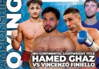 Vincenzo Finiello affronta Hamed Ghaz per l’Intercontinentale IBO