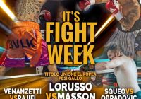 Seregno Boxing Night: Il 19 Novembre LoRusso vs Masson per l’UE dei Gallo
