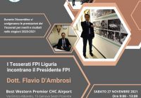 Incontro tra il Presidente FPI D’Ambrosi e il CR FPI LIGURIA