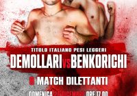Lucca Boxing Night: il 26 dicembre la sfida tra Demollari e Benkorichi per il titolo Italiano Leggeri