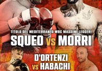Il 5 marzo a Molfetta Suqeo vs Morri per il Mediterraneo WBC Cruiser