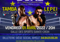 Il 1 APRILE a Frejus (Francia) Lepei vs Tamba per il Titolo UE Supermedi