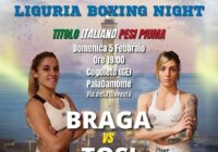 Il 5 febbraio p.v. al PalaDamonte di  Cogoleto (GE) Braga vs Tosi per l’Italiano femminile dei Piuma