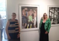 Mostra fotografica di Carol Huebner Venezia con la boxe in primo piano