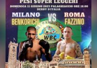 L’11 giugno a Trento Fazzino vs Benkorichi per il WBC Mediterraneo Superleggeri