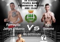 il 28 luglio a Piedimonte Matese Rao vs Parrinello per la Cintura Italiana dei Piuma