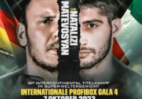 Il 7 ottobre Mirko Natalizi in Germania per il Titolo IBF Intercontinentale Superwelter – Evento con tanti boxer italiani sul ring