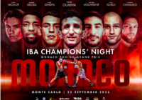 IBA Champions’ NIGHT: il prossimo 23 settembre a Montecarlo protagonisti anche Abbes Mouhiidine e Salvatore Cavallaro