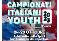 CAMPIONATI ITALIANI YOUTH MASCHILI 2023 – Copertino 24-29 Ottobre: ELENCO ATLETI PARTECIPANTI