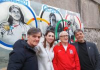 Inaugurato il murales degli Olimpionici di Torre Annunziata.