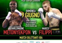 Titolo Mediterraneo WBC Pesi SUPERLEGGERI: Il 9 Giugno a CastelFidardo Metonyekpon vs Filippi – Info Ticket