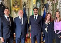 L’Ambasciatrice D’Alessandro celebra la Festa della Repubblica con i campioni Jessica Rossi, Alessandro Velotto e Aziz Abbes Mouhiidine