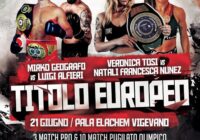 IL PROSSIMO 21 GIUGNO A VIGEVANO LA TOSI PER L’EUROPEO GALLO – ALFIERI VS GEOGRAFO PER L’EBU SILVER SUPERWELTER