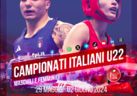 CAMPIONATI ITALIANI U22 M/F 2024: LA KERMESSE TRICOLORE DAL 29/5 AL 2/6 al PalaEllero di Roccaforte Mondovì