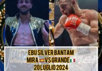 Titolo EBU Silver Gallo: IL 20 LUGLIO A MARBELLA LA SFIDA GRANDE VS MIRA