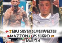 Il 16 novembre a Milano Mazzon vs Suero per l’EBU Silver Superwelter