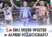 A breve il rematch per il Titolo EBU Silver Welter tra Mirko Geografo e Luigi Alfieri