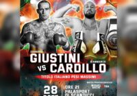 Il 28 settembre al PalaSport di Scandicci la sfida Cardillo vs Giustini per il Titolo Italiano Massimi