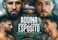 TAF7: IL PROSSIMO 16 NOVEMBRE A MILANO AOUINA VS ESPOSITO PER IL WBC INT. SILVER DEI WELTER