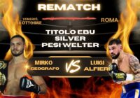 IL PROSSIMO 18 OTTOBRE A ROMA IL REMATCH PER L’EBU SILVER WELTER TRA GEOGRAFO E ALFIERI