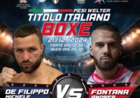 Il 21 dicembre p.v. a San Severo (FG) la sfida per il Titolo Italiano Welter Michele De Filippo vs Andrea Fontana