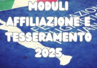 Online i Moduli Affiliazione e Tesseramento 2025